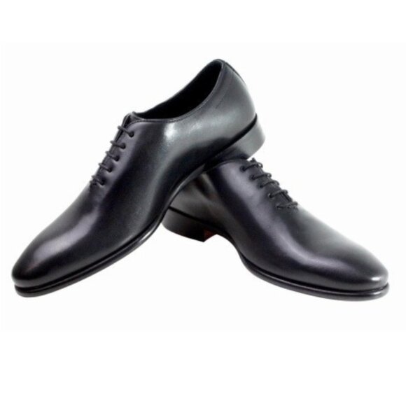 Franck Black Oxford Mens Leather Shoes main image 4